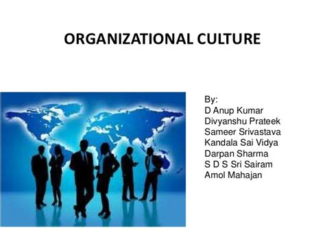 Organisational culture with examples