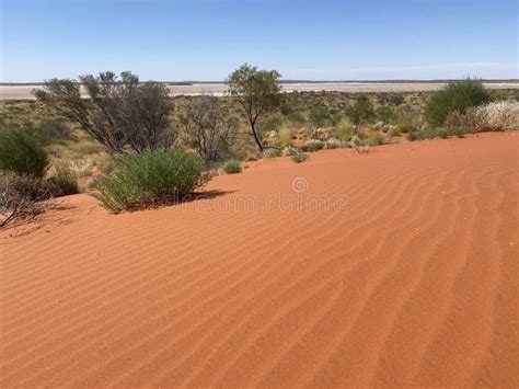 Australian Desert Near Uluru Stock Photo - Image of dunes, outback ...