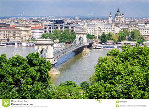 Budapest from Buda Castle Hill, Hungary Editorial Stock Image - Image of danube, hill: 95892834