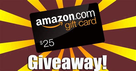 $25.00 Amazon Gift Card Giveaway - Julie's Freebies