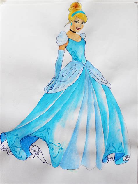 Cinderella drawing by me - Disney Princess Fan Art (38529025) - Fanpop