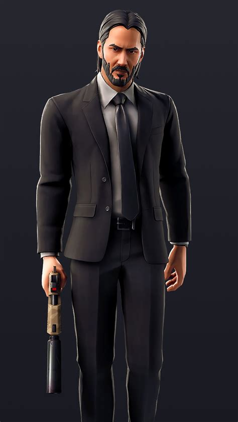 #333405 Fortnite, John Wick, Skin, Outfit phone HD Wallpapers, Images ...