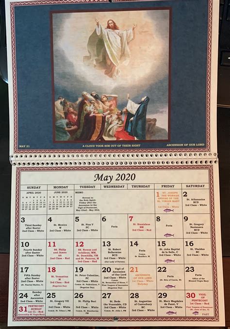 Catholic Calendar 2024 - Calendar 2024 Ireland Printable