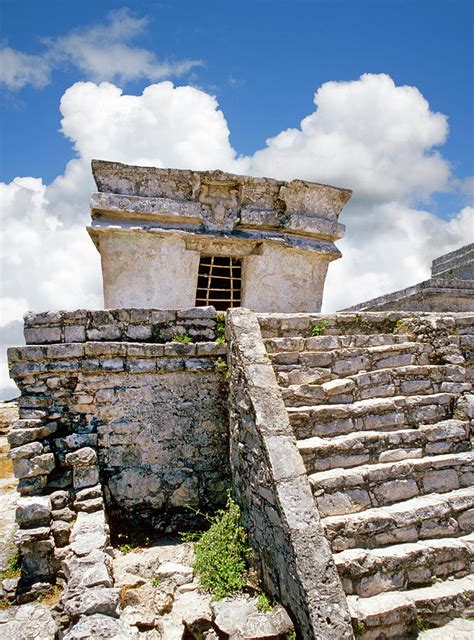 Temple of the Descending God, Tulum, Mexico Photograph by Buddy Mays ...