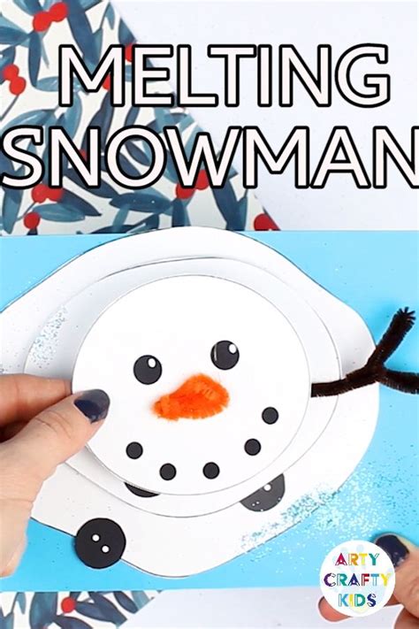 Craft meets play with this adorable Melting Snowman Paper Craft!This ...