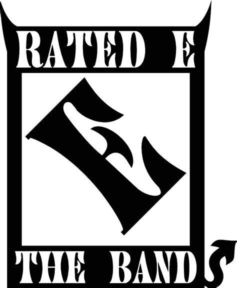 Rated E The Band’s “Rated Evil” Logo Download png