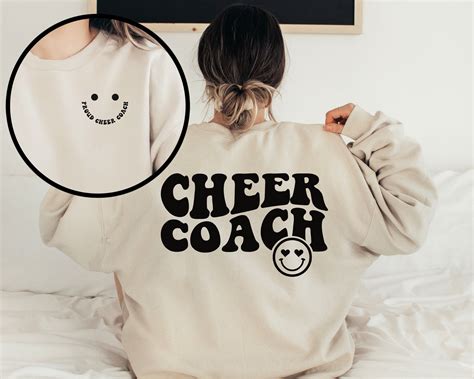 Smiley cheer coach shirt retro cheerleading shirt game day cheer hoodie ...