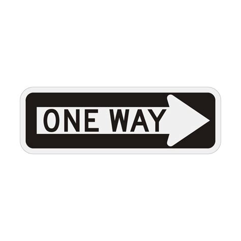 One Way Sign Right (R6-1R) - 36 x 12 | Advanced Sign