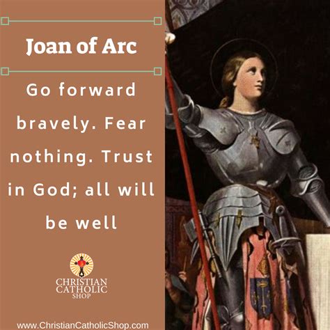 St Joan Of Arc Quotes - ShortQuotes.cc