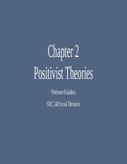 Chapter 2 Positivist Theories Students.pptx - Chapter 2 Positivist ...