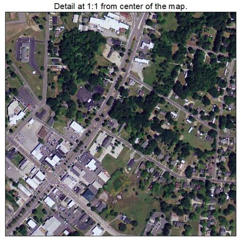 Aerial Photography Map of Clover, SC South Carolina