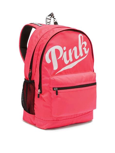NEW Victoria's Secret PINK CAMPUS Large School BACKPACK Travel Bag Neon ...