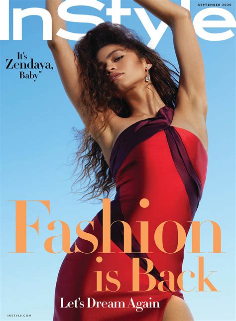 Zendaya covers InStyle US September 2020 by AB+DM - fashionotography