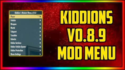 Gta 5 Online Mod Menu PC | Kiddions Mod Menu | Undetected - YouTube