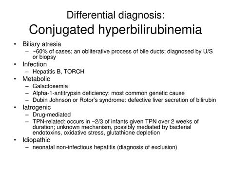 Elevated Bilirubin