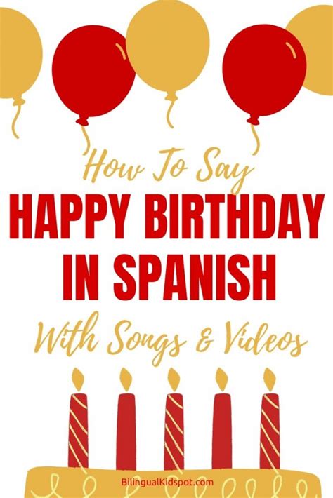 Happy Birthday Songs in Spanish & Different Ways to Say Happy Birthday