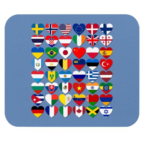 Flags of the Countries of the World International Mouse Pads | Mouse ...