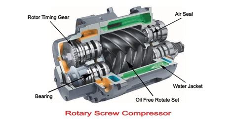 Rotary Screw Compressor: Definition, Types, Working, Diagram ...