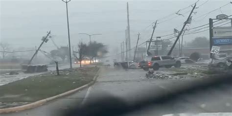 Texas tornado aftermath: Video captures scenes of devastation in Deer ...