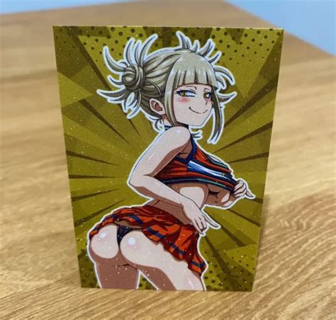 HIMIKO TOGA MY Hero Academia Sexy Cheerleader Goddess Anime Waifu Doujin Card $4.99 - PicClick