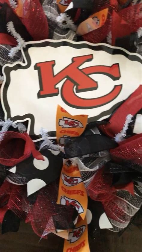 Kansas City chiefs wreath [Video] in 2020 | Wreaths, Farmhouse wreath ...