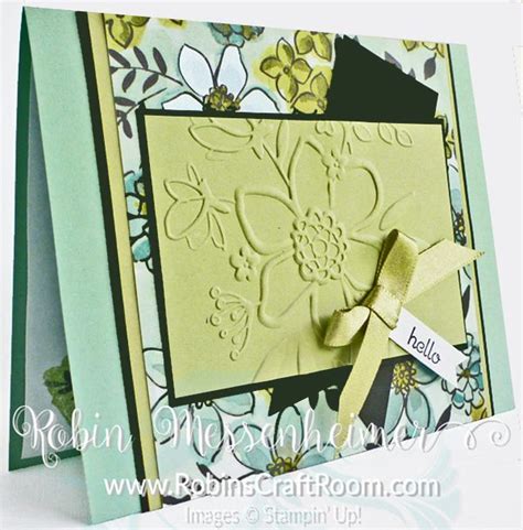 A Fun Day In My Craft Room! (RobinsCraftRoom.com) | Embossed cards, Stamped cards, Beautiful ...