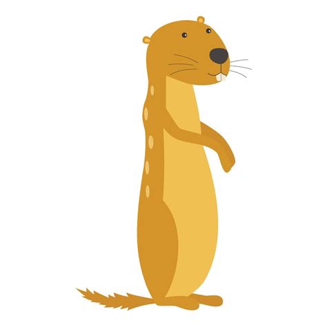 Funny Gopher Animal 19030038 Vector Art at Vecteezy