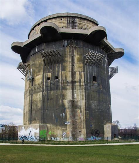 German WW2 Flak tower in Vienna : r/bizarrebuildings