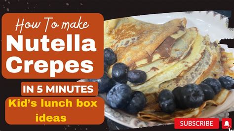How to make crepes | Easy crepes recipe | Nutella crepes | French ...