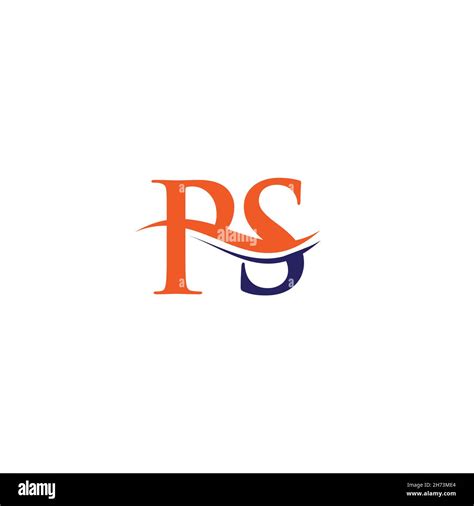 Initial PS letter logo design with modern trendy. PS logo design Stock ...