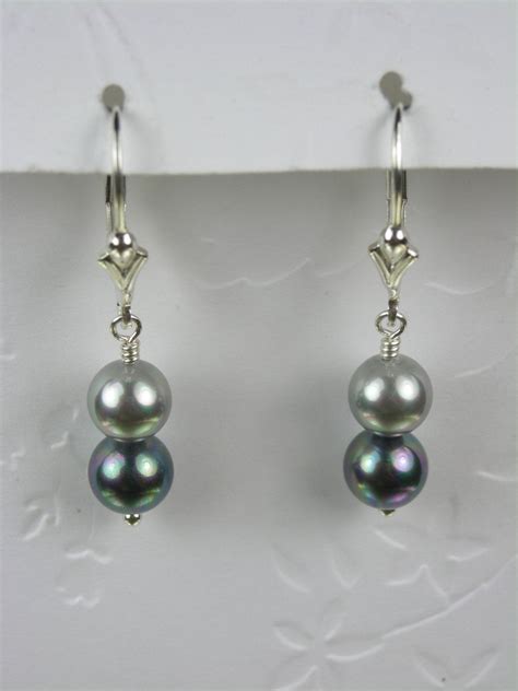 Earrings LARGE Double Majorica Pearls by ADORNMENTSCOLLECTION