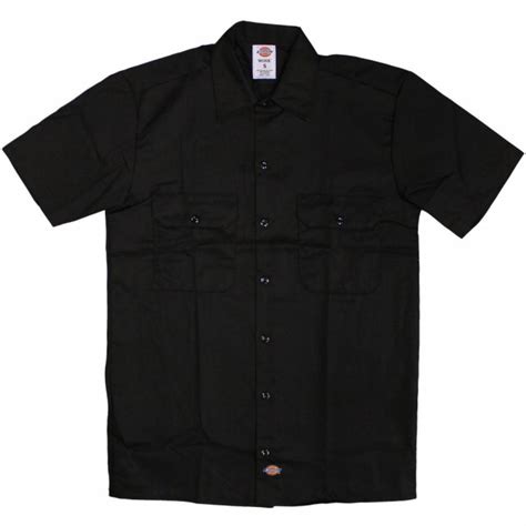 Dickies Short Sleeve Work Black Shirt | WHAT’S ON THE STAR?