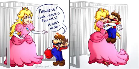 Fun Sized - Mario and Princess Peach Comic by rmgraphics1 on DeviantArt