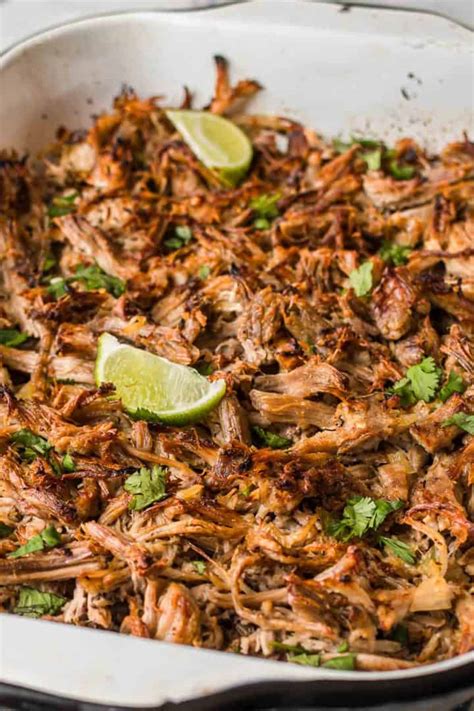 Crispy Slow Cooker Carnitas Recipe | Little Sunny Kitchen