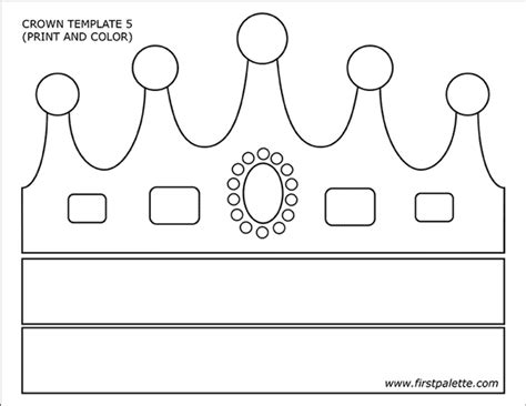 Prince and Princess Crown Templates | Free Printable Templates ...