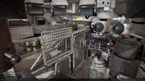 Rastko Stanojevic 3d artist - Tank Leopard 1A5 Interior (game model)