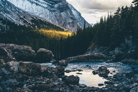 mountains, Nature, Forest, Water, Landscape, Rock Wallpapers HD / Desktop and Mobile Backgrounds