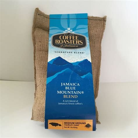 coffee roasters of jamaica 100 percent blue mountain coffee blend ...