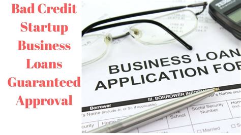 Bad Credit Startup Business Loans Guaranteed Approval - YouTube