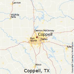 Map Of Coppell Texas - Tourist Map Of English