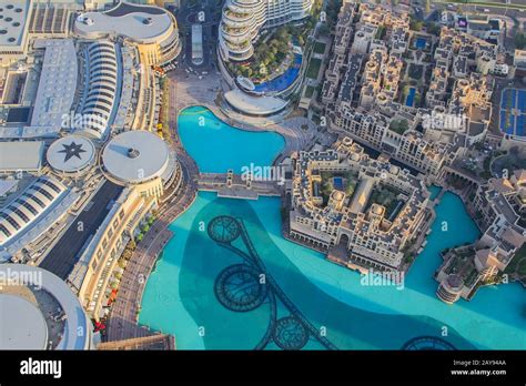 Dubai skyline as aerial view Stock Photo - Alamy