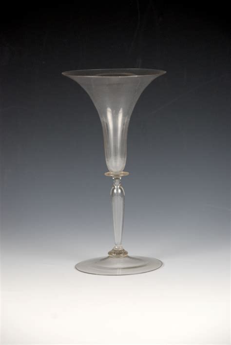 79E Venetian Cristallo Glass Wine, 1600 Century | Glass, Corning museum of glass, Antique glass