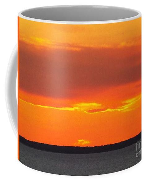 Sunset Orange Coffee Mug featuring the photograph Sunset Orange by Deb Schense Orange Coffee ...