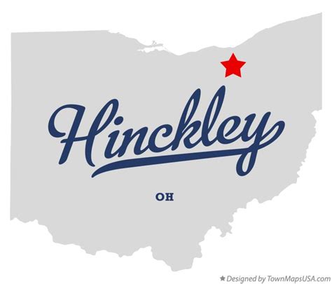 Map of Hinckley, OH, Ohio