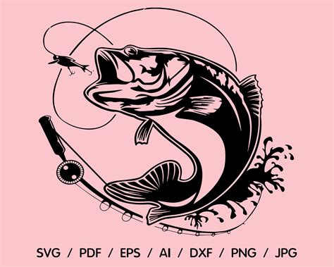 Fishing Art Svg Fish Svg Fish Bait Clipart Fishing Svg Fish - Etsy