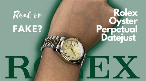 Real or Fake?: Rolex Oyster Perpetual Datejust - YouTube