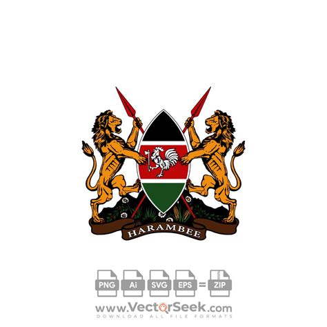 Kenya Coat of Arms Logo Vector - (.Ai .PNG .SVG .EPS Free Download)