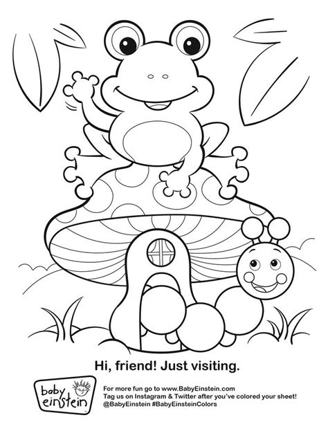 Baby Einstein Neighborhood Animals Coloring Pages