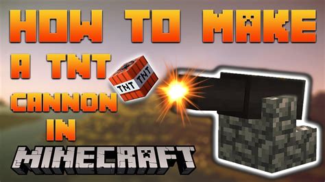 HOW TO MAKE A TNT CANNON IN MINECRAFT 1.16.5 ! (SIMPLE) (JAVA) (BEDROCK ...