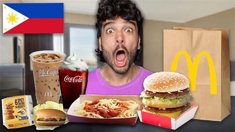 Ordering The ENTIRE McDonalds PHILIPPINES Menu! - YouTube